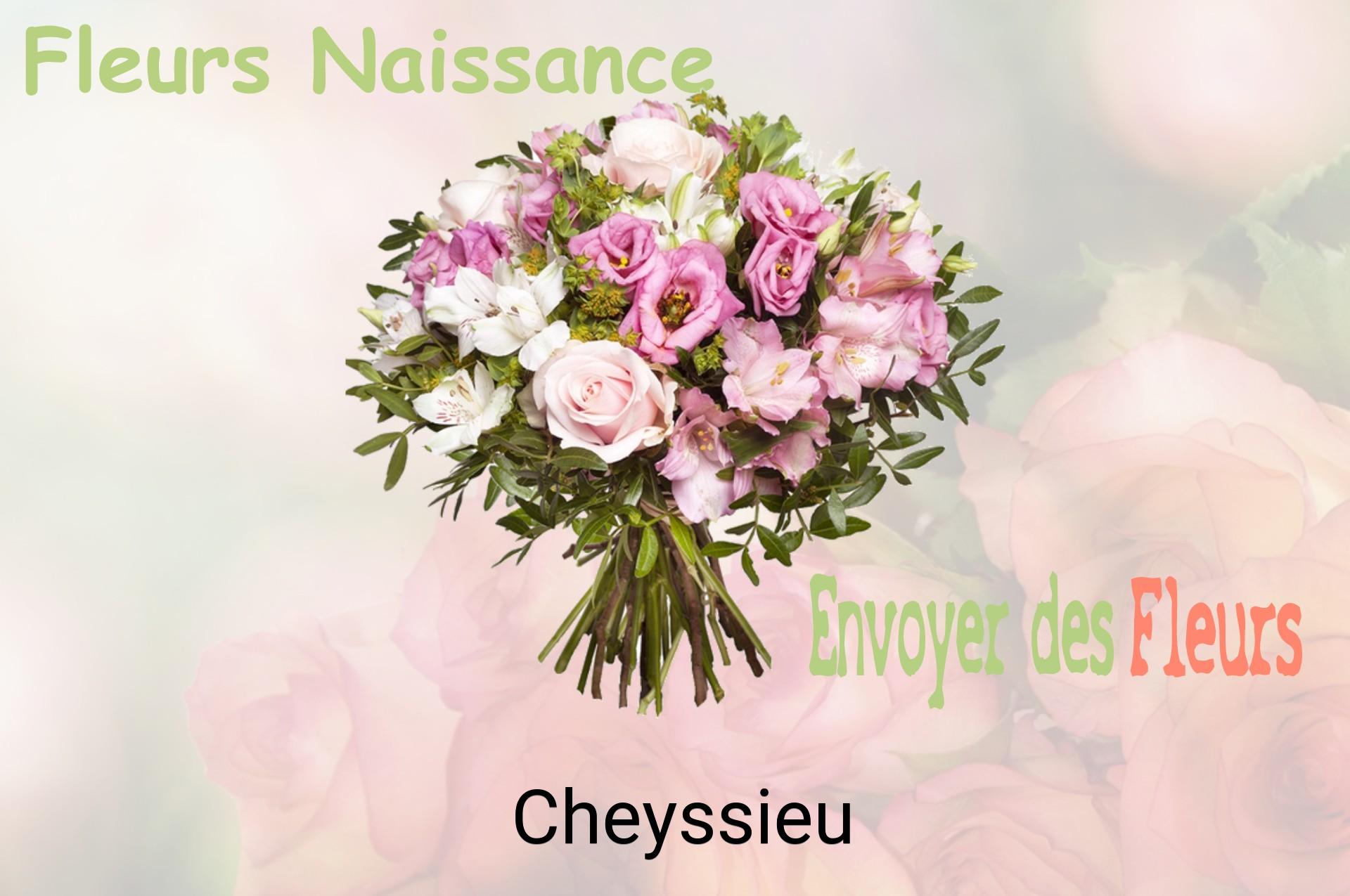 Bouquet de fleurs de naissance livré à Cheyssieu